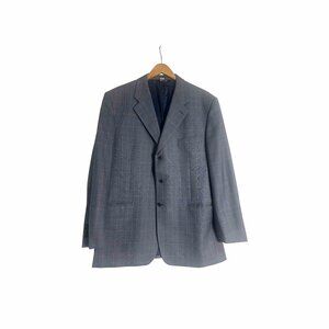 Chiavari Made in Italy Angelico Wool Windowpane Sport Coat 46L